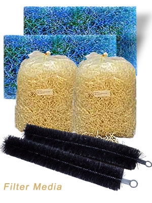 Filter Media and Materials We stock a wide variety of Pond Filter material and pond filter media for pond skimmers and waterfall filters